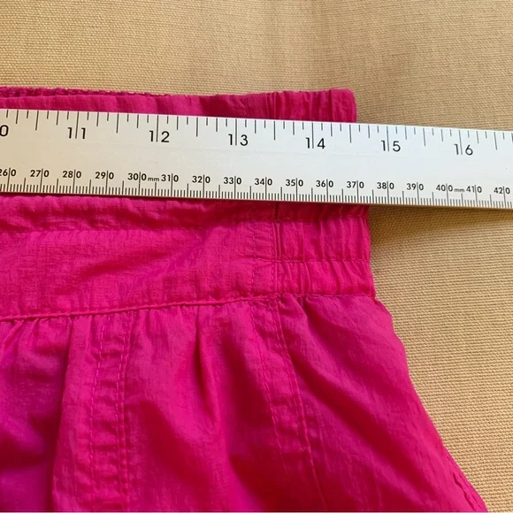 Athleta x Alicia Keys Keys High Waist Utility Pants Women 8 Hot Pink Nylon Cargo - Picture 13 of 16